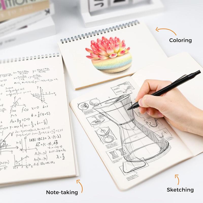 STAGEEK 21PCS Metal Mechanical Pencil Set, Art Lead Pencil 0.3, 0.5, 0.7, 0.9, 2mm Holder(HB 2H 2B 4B Color) with 10 Tubes Graphite Lead Refills Eraser with Case for Drafting Drawing Sketching