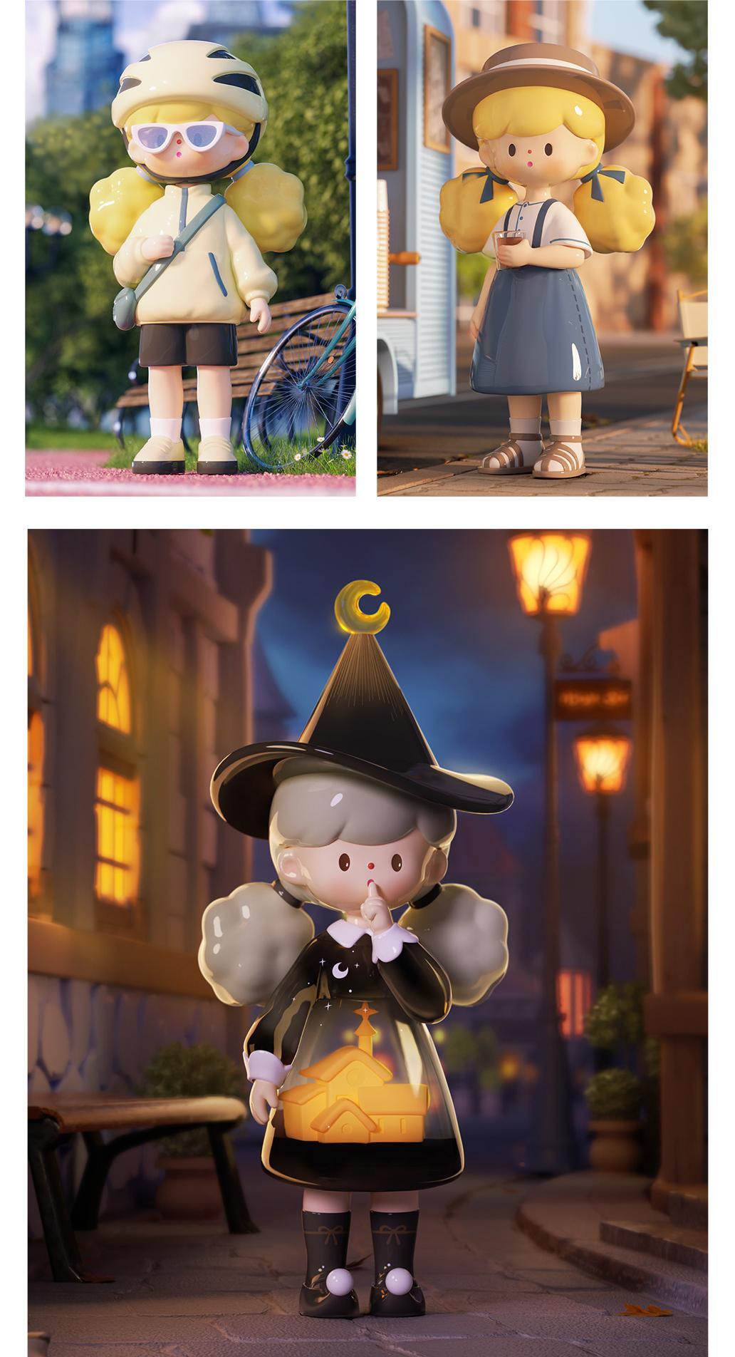 [FINDING UNICORN] Molinta Chasing Light Series Blind Box Cute Figures Desktop Ornament Collectible Toys Birthday Gifts H9XBUABDSD