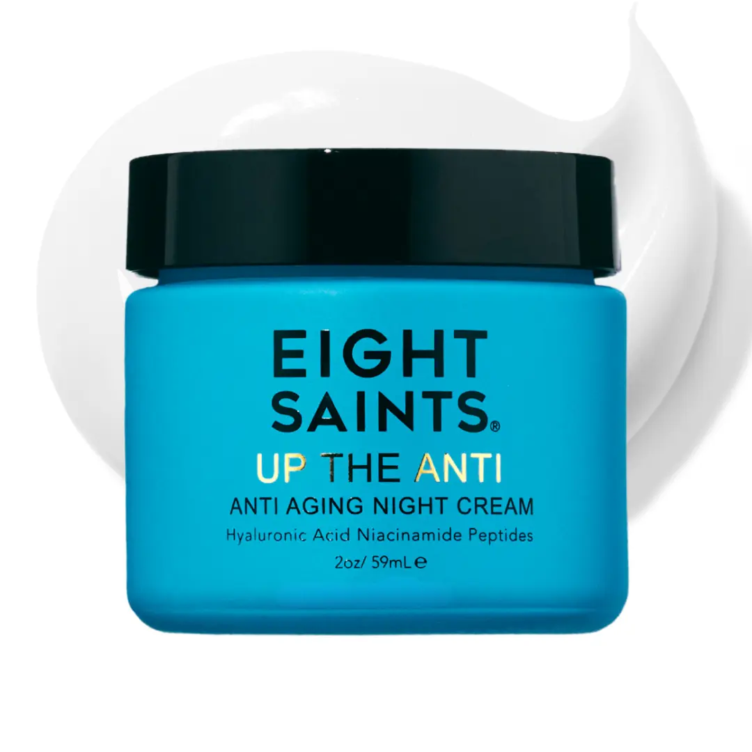Up the Anti Night Cream Face Moisturizer with Niacinamide and Hyaluronic Acid, 2 Ounces