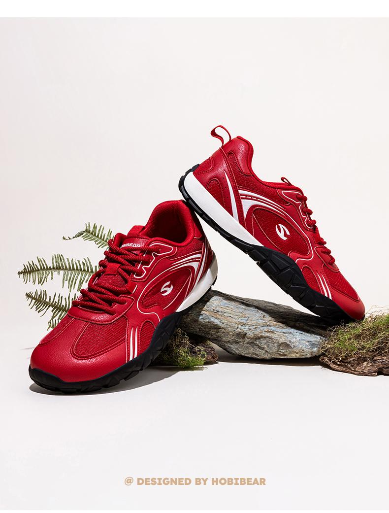 HOBIBEAR Spring/Autumn Women's Training Shoes Breathable Woven Fabric Sneakers with Wide Toes - Comfortable Outdoor Versatile Flats