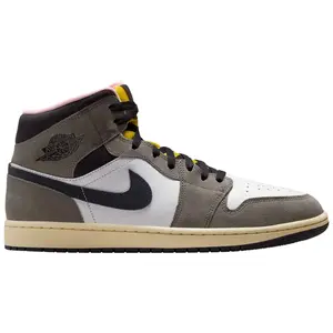 Nike Air Jordan 1 Mid SE White Cave Stone HQ2011-100 Men's Fashion Shoes New