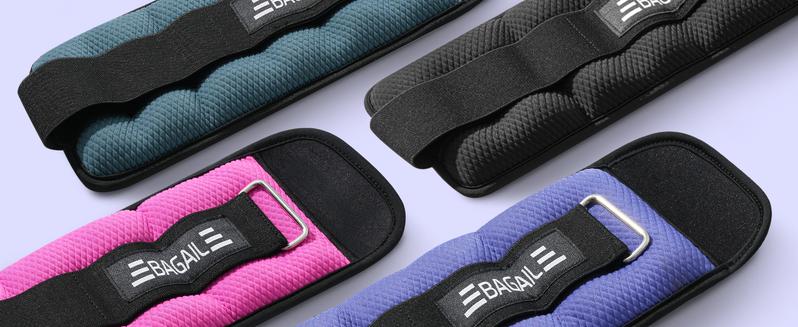 【JumpstartSale】BAGAIL Ankle and Wrist Weights for Women & Men, 1 Pair 1/2/4/6/8/10 LBS Leg Weight with Sleek Design & Secure Fit, Arm Weighted Set for Walking, Running, Home Fitness & Physical Therapy