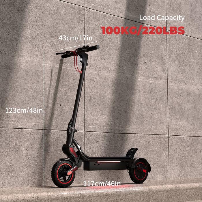 【New Year Sale】 Powerful Electric Commuter Scooter for Adults, 10' Pneumatic Tires, LED Screen Design, Double Suspension, APP Control, Adult Commuting Electric Scooter SpringStatements