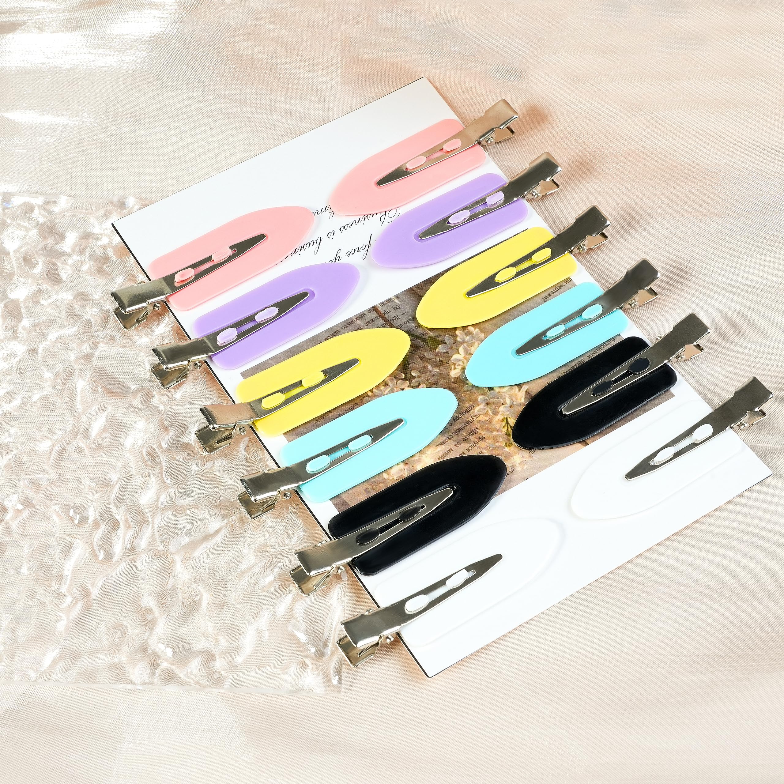 No Bend Hair Clips, 60 Pcs No Crease Hair Clip, Duck Billed Hair Clips for Styling Sectioning, Creaseless Hair Styling Clips (6 Colors) No Bend Hair Clips, 60 Pcs No Crease Hair Clip, Duck Billed Hair Clips for Styling Sectioning, Creaseless Hair Styling Clips (6 Colors)