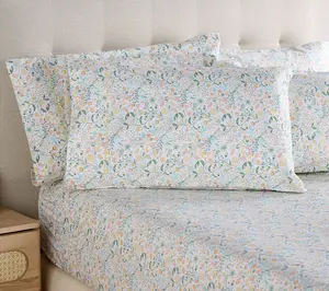 W by Wamsutta 400TC Wonder Weave Sheet Set with Extra Cases-CKG