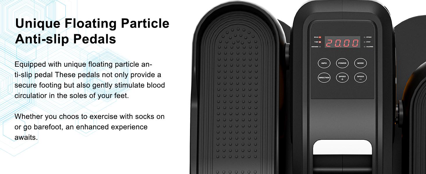 Under-Desk Mini Elliptical - Quiet Operation with Adjustable Speed Levels, Digital LED Display, Compact Design for Home & Office Use Under-Desk Mini Elliptical - Quiet Operation with Adjustable Speed Levels, Digital LED Display, Compact Design for Home & Office Use