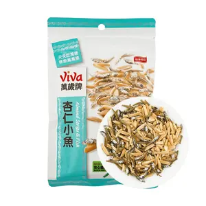 Viva Taiwan Crispy Almond Small Fish Snacks 115g - Healthy Calcium Rich Snack