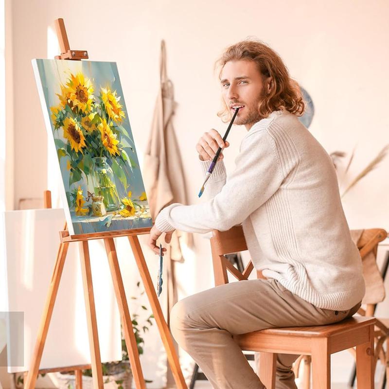 10 Packs of Stretch Canvas for Painting, Multiple Packs of 8X10 And 5X7 (5 Sheets Each), Blank Primed Canvas, Oil Paint, Acrylic Paint, for Beginners And Artists.