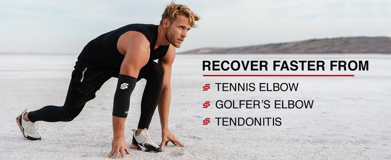 Elbow Sleeve for Pain Relief | Compression Support for Tendonitis, Sports & Everyday Movement