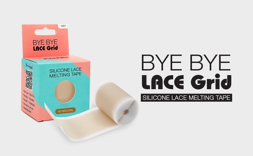 Lace Wig Grids and Knots Eraser Silicone Lace Melting Tape Bye Bye Lace Grid