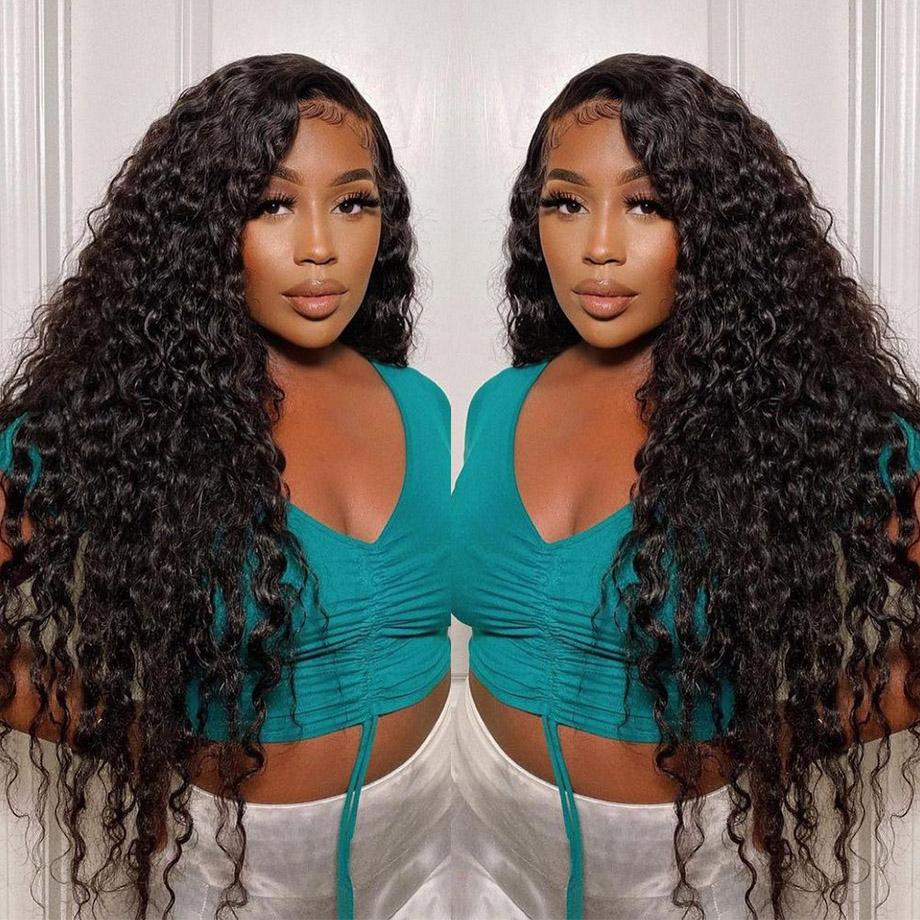 West Kiss Ready Go Glueless Deep Wave 7x4 Closure Wig Human Hair Pre Cut Lace 7x5 Closure Wig Pre Bleached PrePlucked 13x4 Lace Front Wig SpringStatements