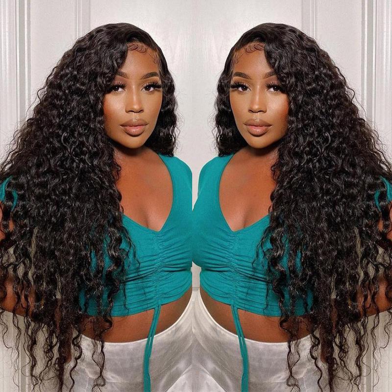 West Kiss Ready Go Glueless Deep Wave 7x4 Closure Wig Human Hair Pre Cut Lace 7x5 Closure Wig Pre Bleached PrePlucked 13x4 Lace Front Wig FebruaryFaves