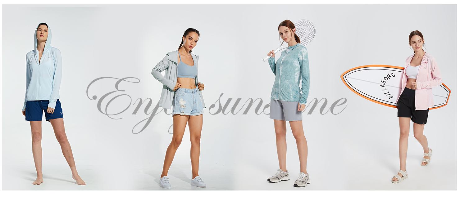 baleaf Women's UPF 50+ Sun Protection Jacket Hooded Cooling Shirt with Pockets Hiking Outdoor Performance