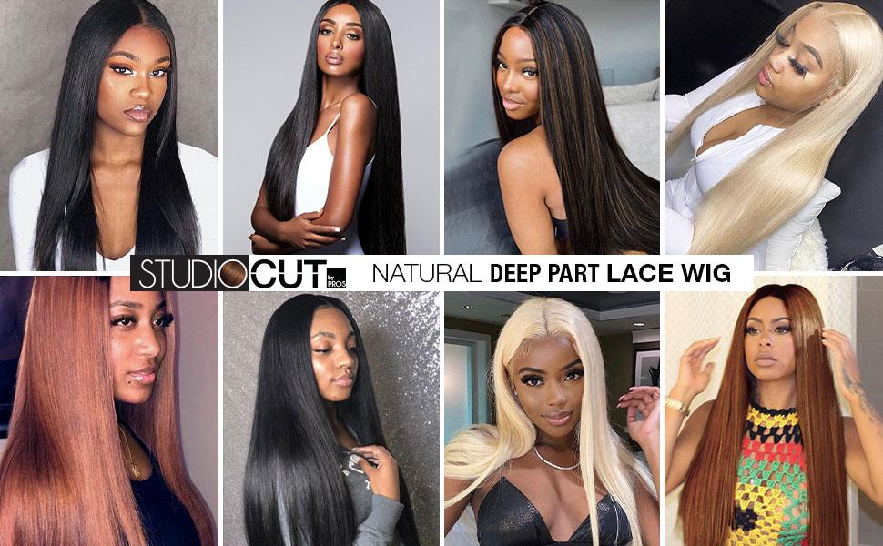Studio Cut By Pros Deep Part Lace Wig DPL002