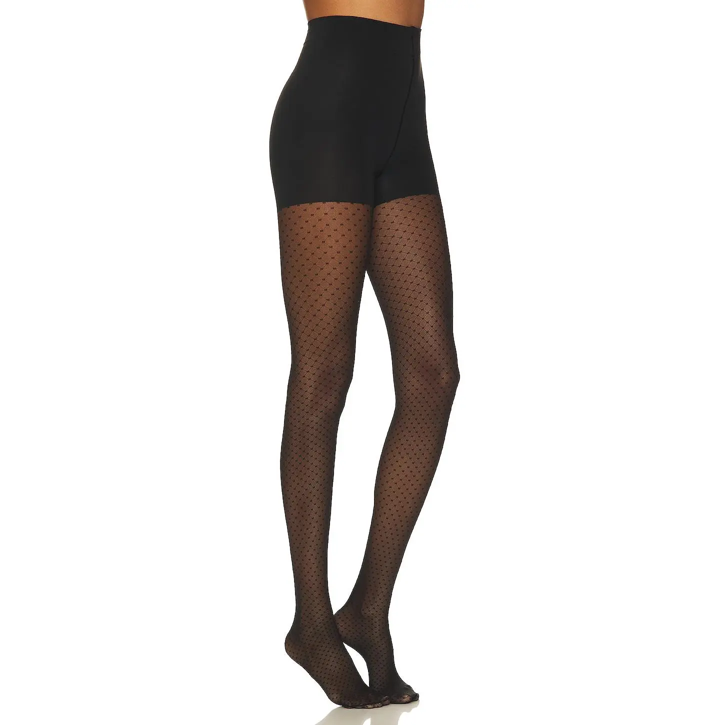 Wolford Control Dots Tights in Black